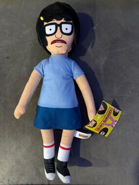 Tina Belcher Blue Plush Doll - Soft Stuffed Toy
